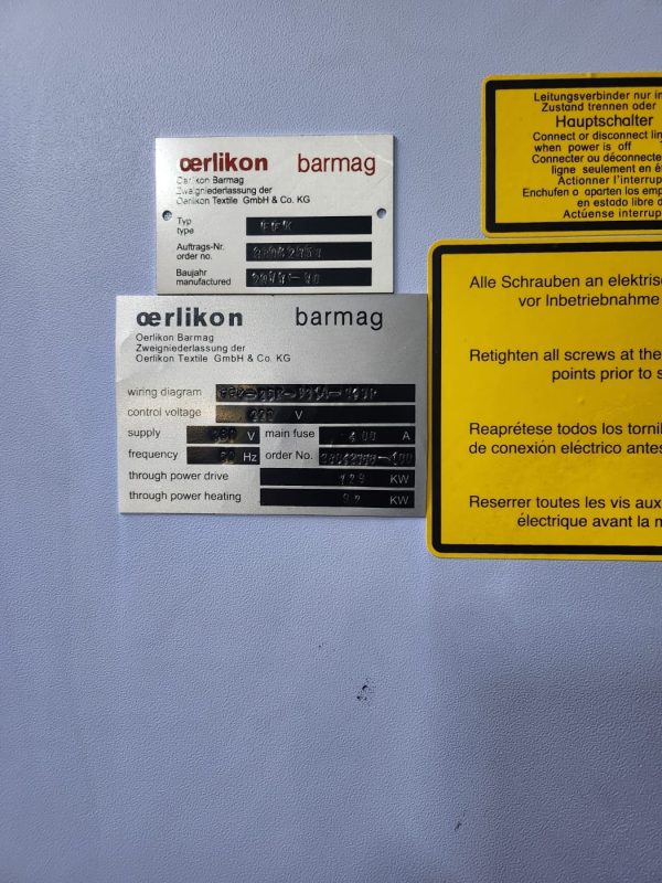 Barmag EFK 240SP Spinning Machine