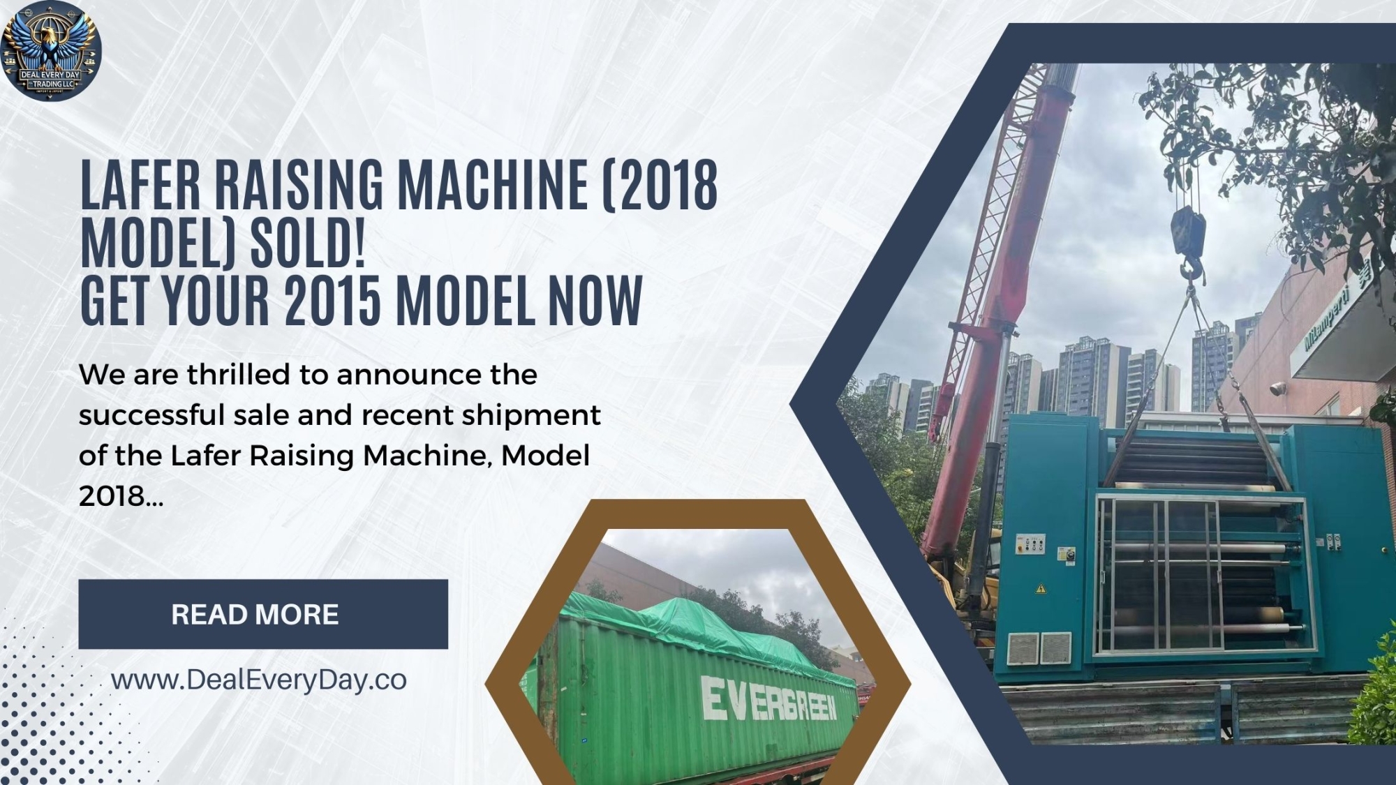 Lafer Raising Machine 2018 Model Sold