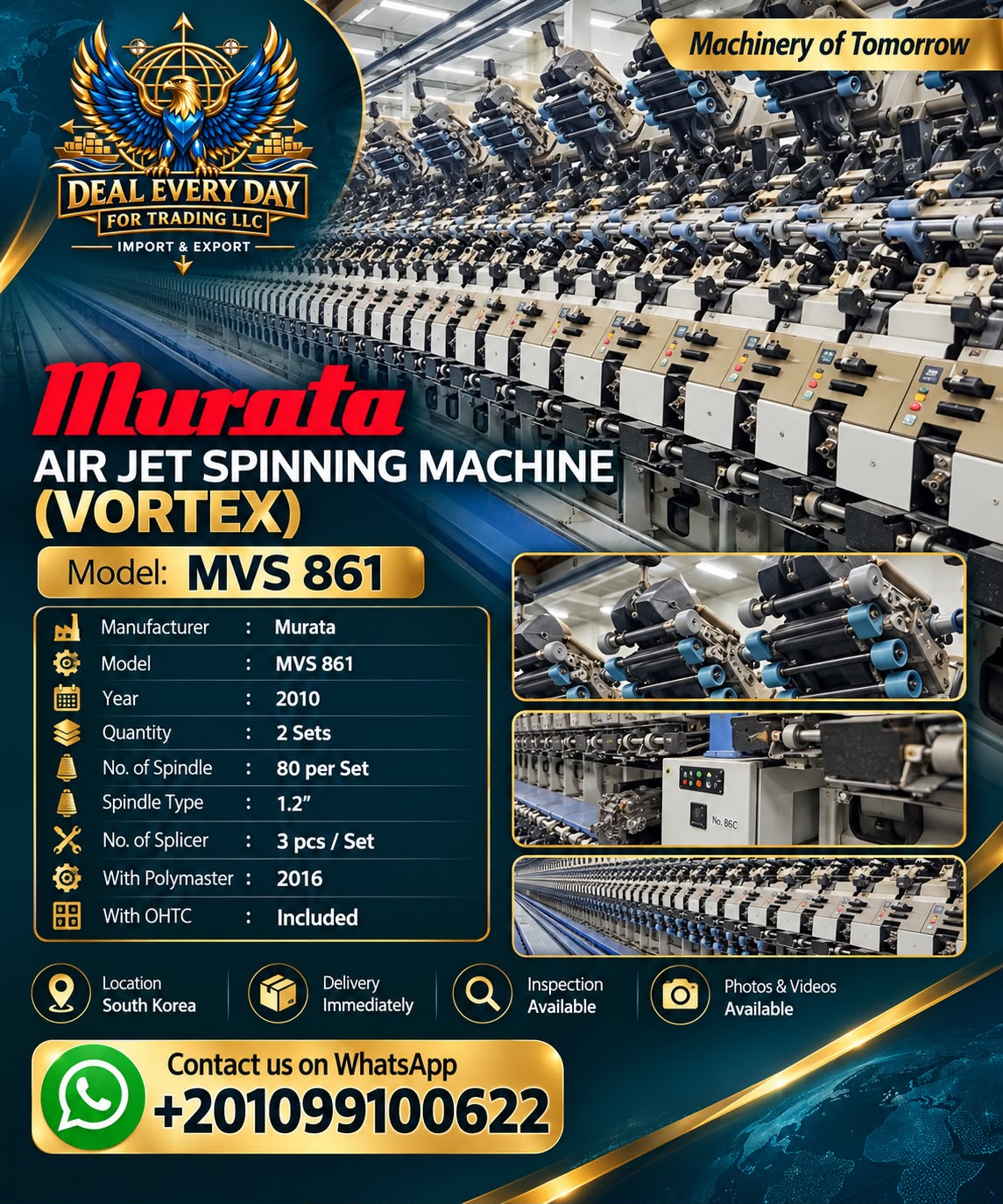 Air Jet Spinning Machine